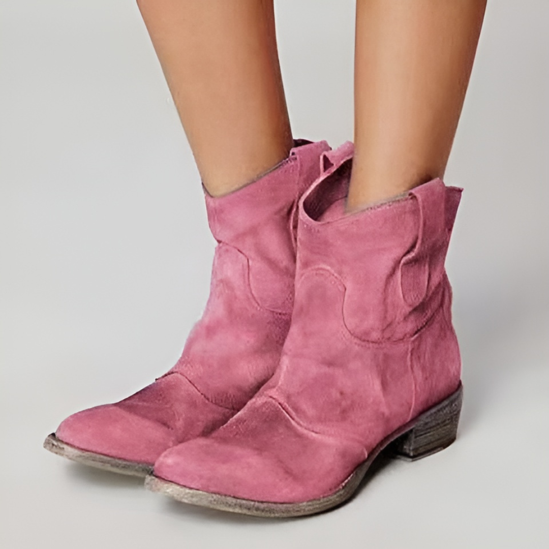 Botines de ante con estilo y versatilidad