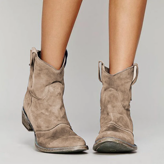 Botines de ante con estilo y versatilidad