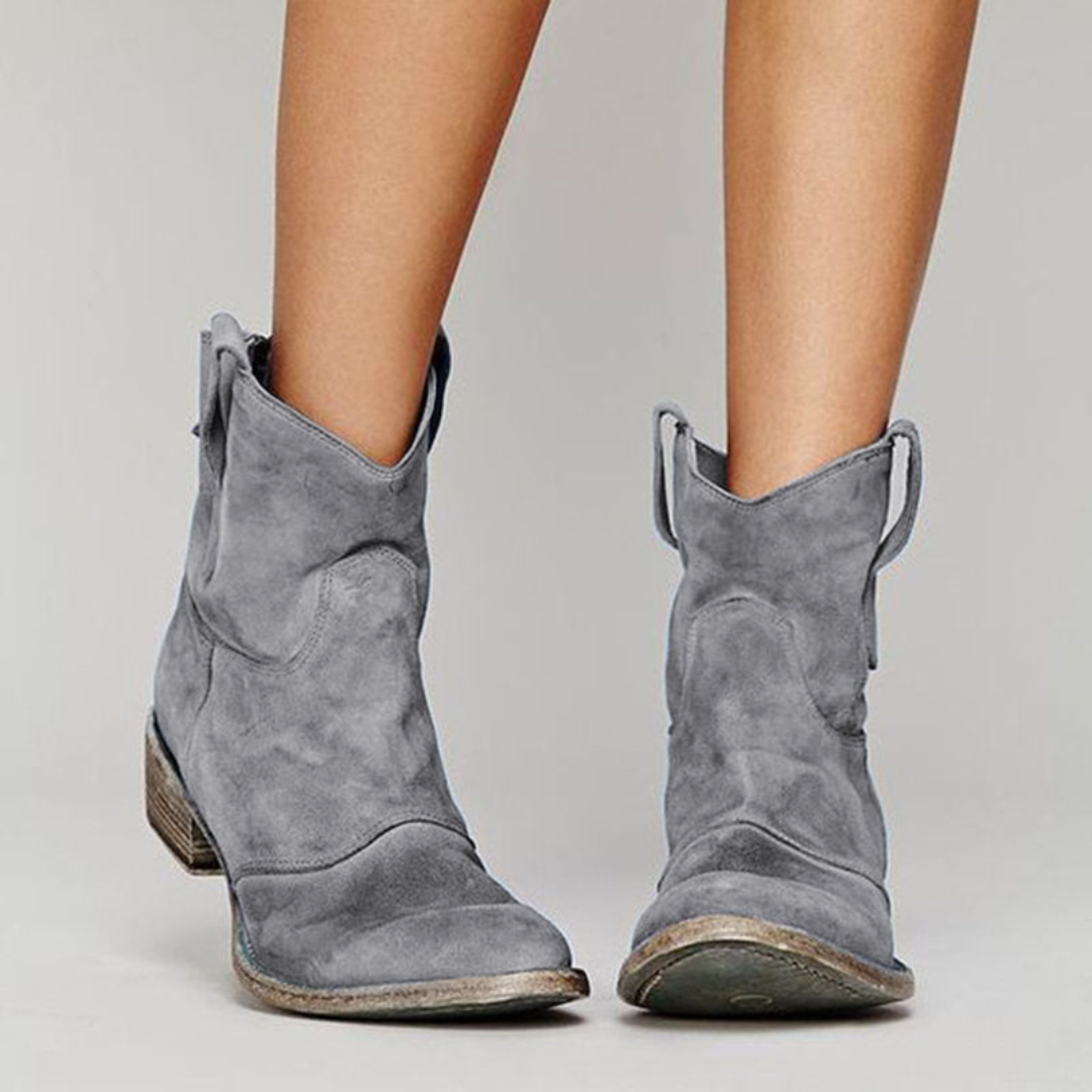 Botines de ante con estilo y versatilidad