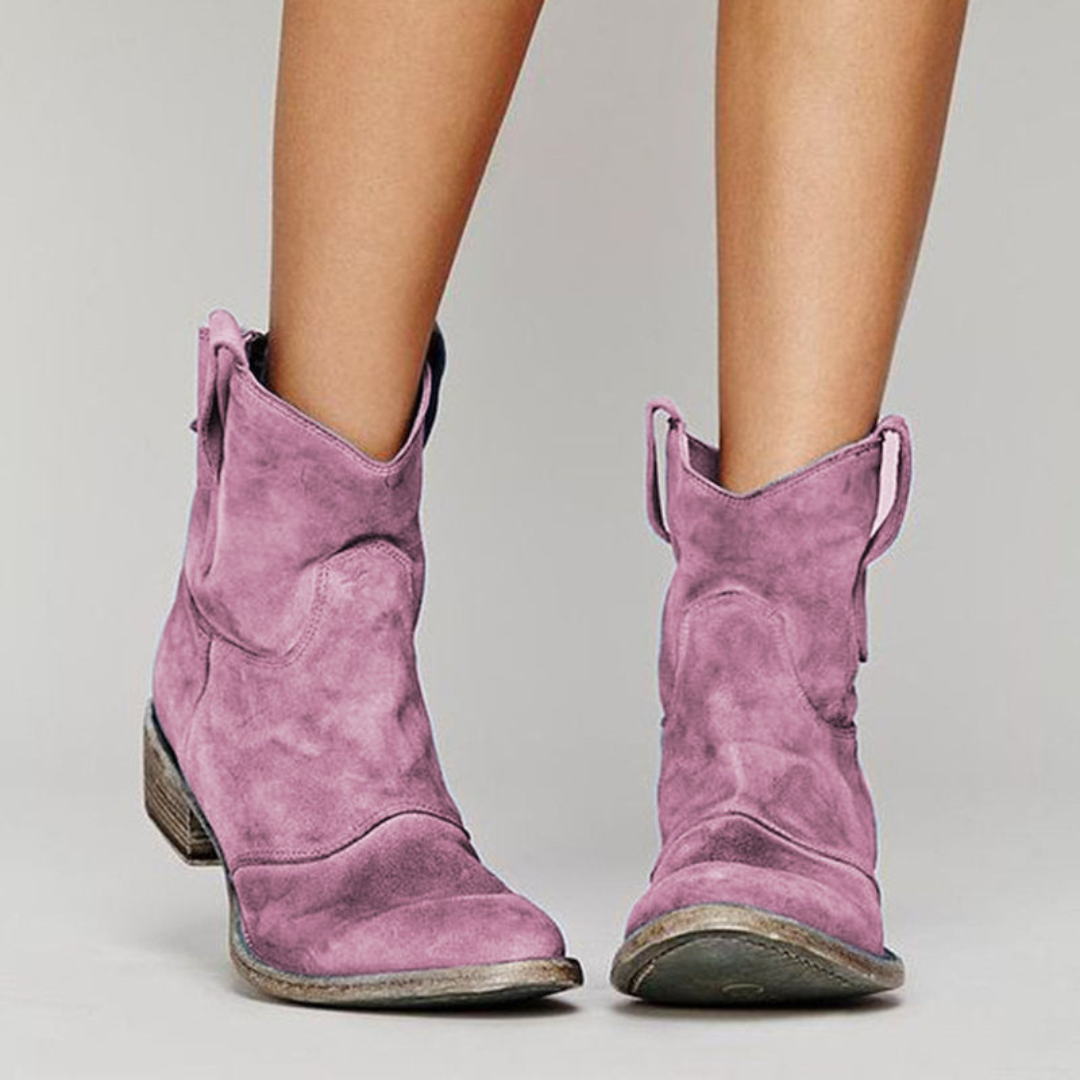 Botines de ante con estilo y versatilidad