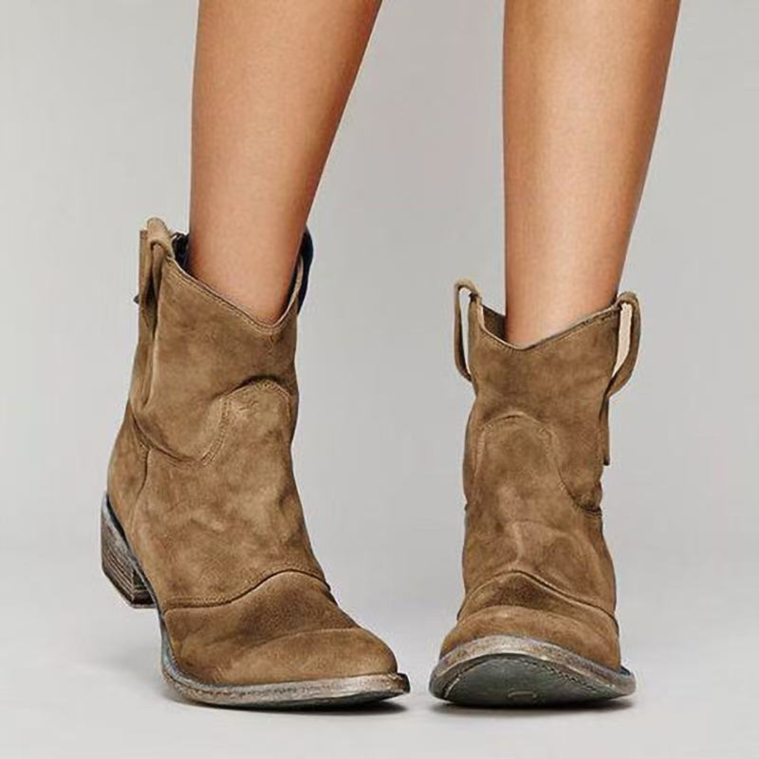 Botines de ante con estilo y versatilidad