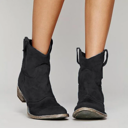 Botines de ante con estilo y versatilidad