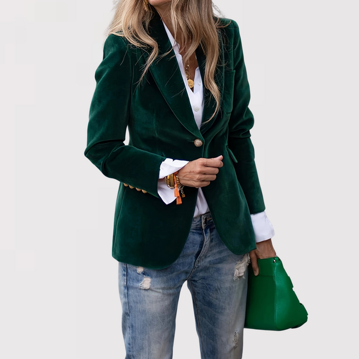 Chaqueta de lujo, elegante y suave.